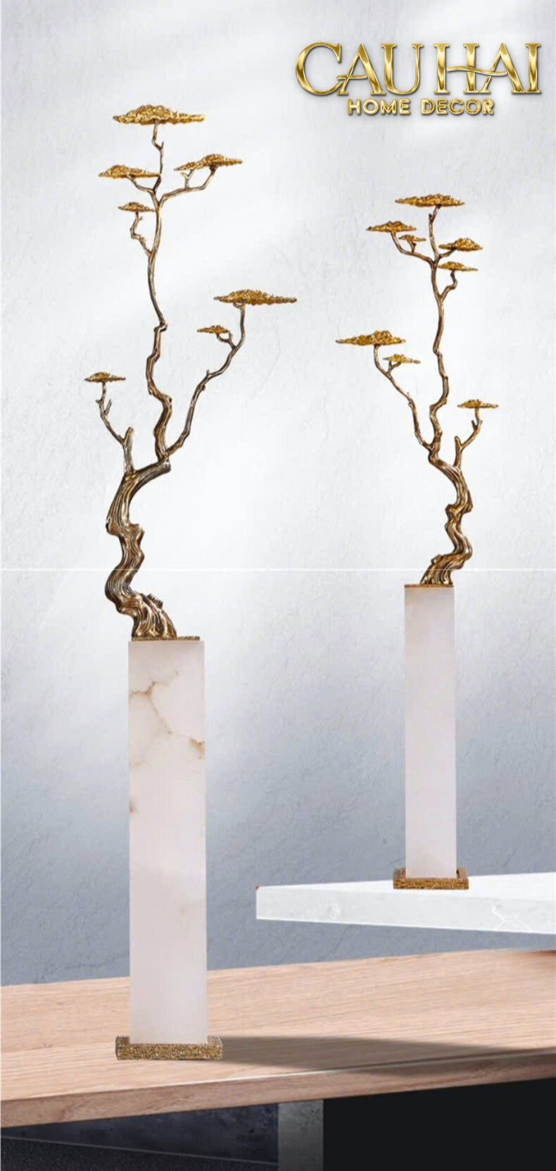 Home Couture - Tượng Lúa Mì Brasson Épi Doré Améthyste Première Galerie - CẬU HAI HOME DECOR