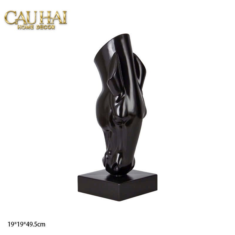 Home Couture - Tượng Ngựa Bình Hoa Tête De Cheval Savoir Atélier Vessel H49 - CẬU HAI HOME DECOR