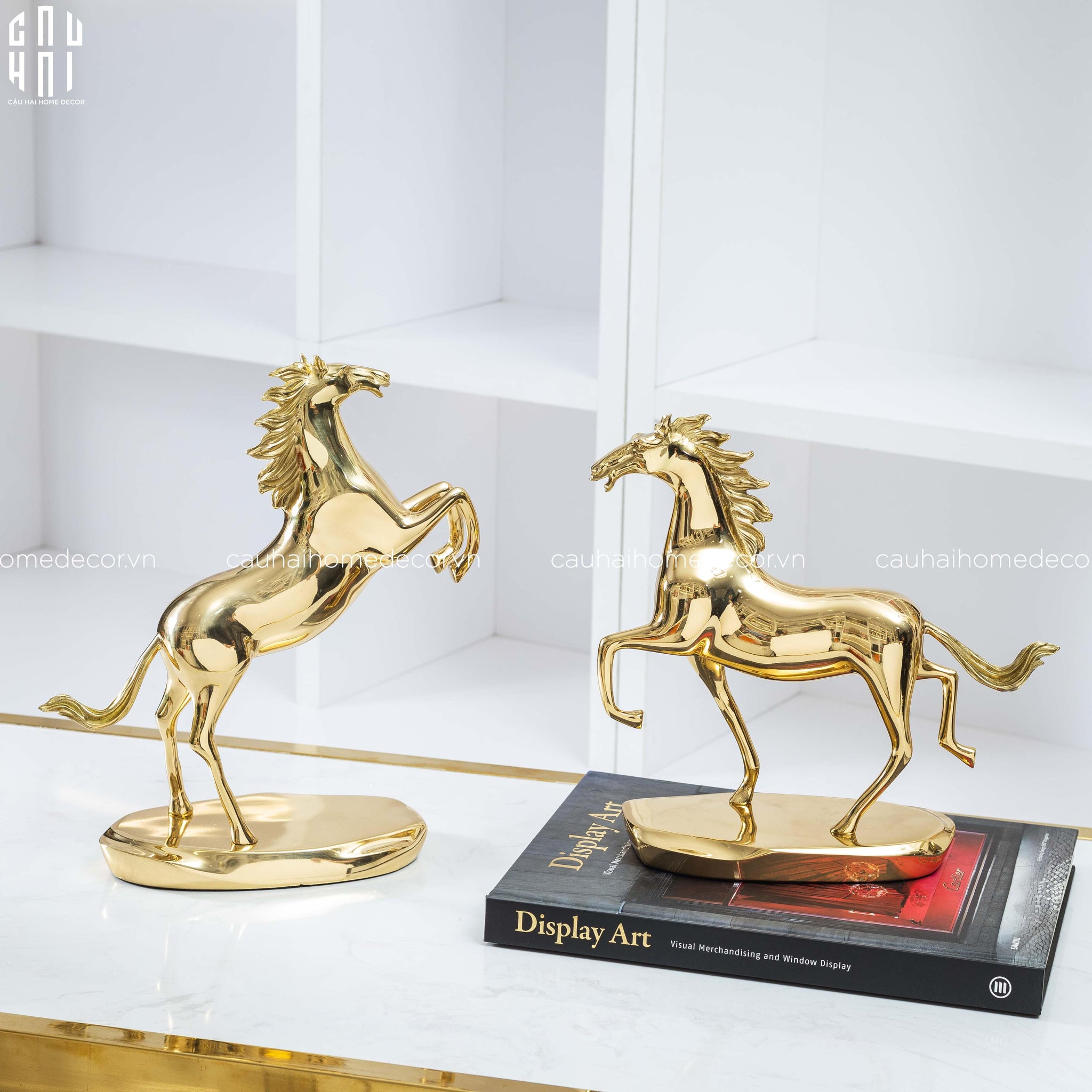 Home Couture - Tượng Ngựa Brasson Cheval De Fortune Première H24 Up - CẬU HAI HOME DECOR