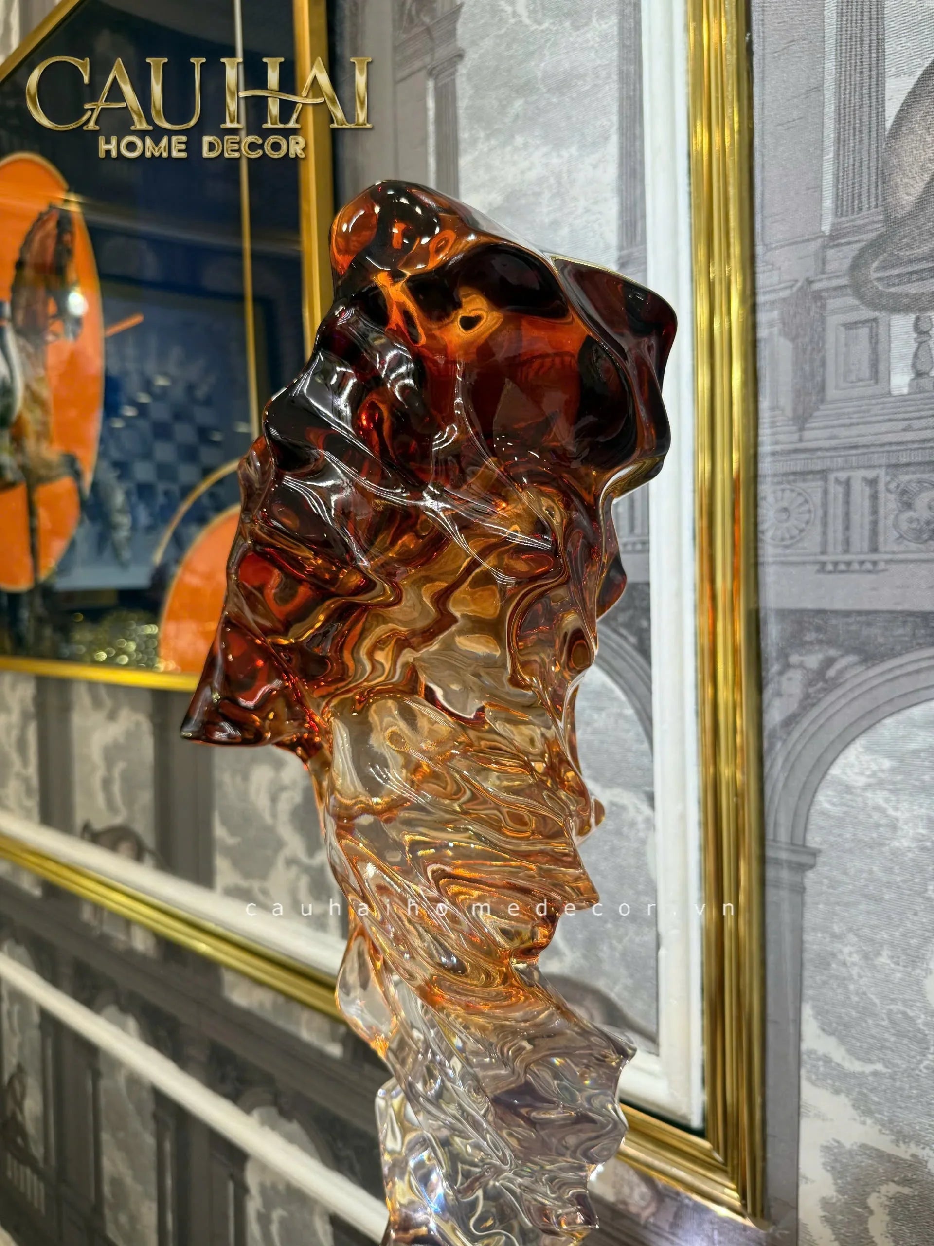 HOME COUTURE - TƯỢNG TÊTE DE FLAMME H72 FW25-CẬU HAI HOME DECOR