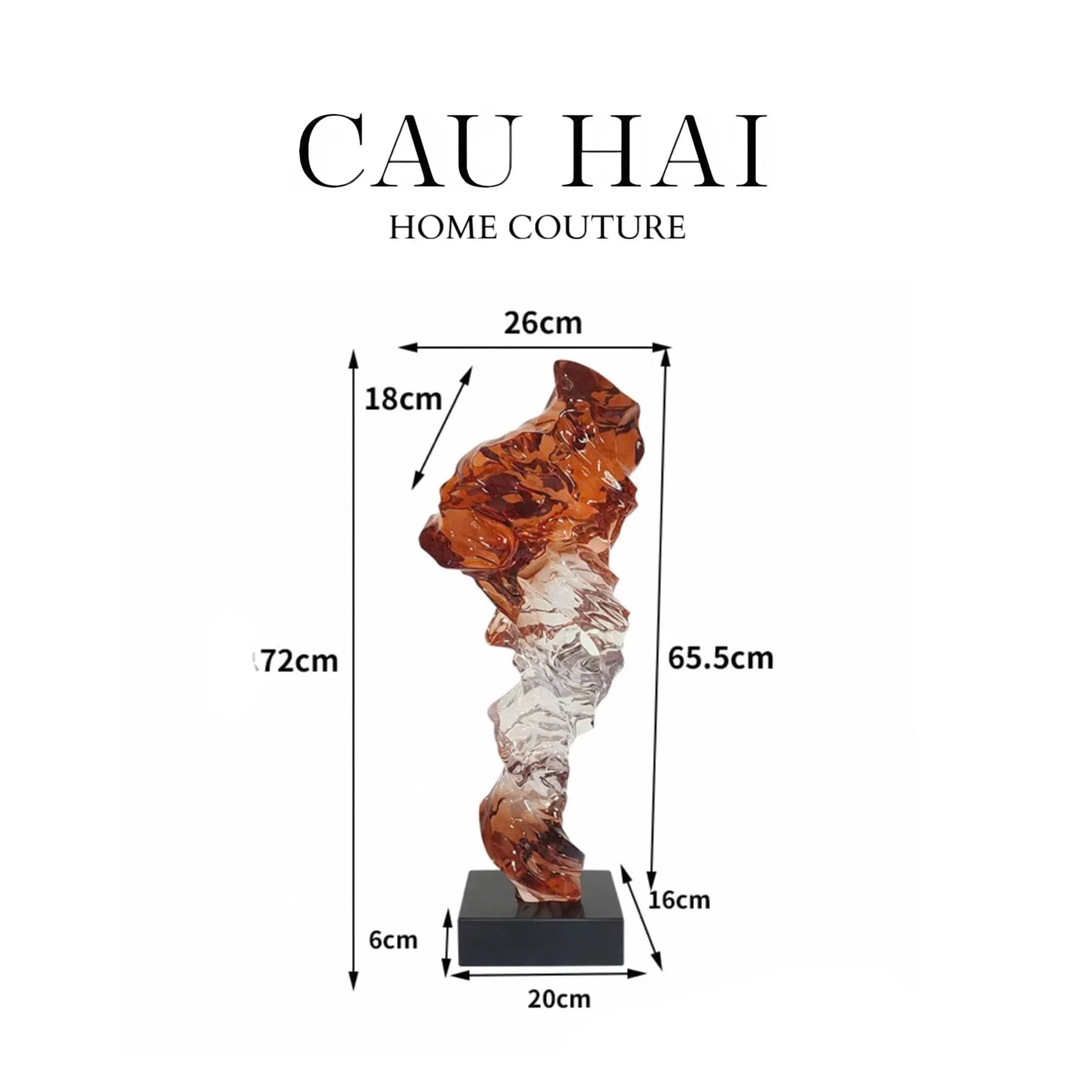 HOME COUTURE - TƯỢNG TÊTE DE FLAMME H72 FW25-CẬU HAI HOME DECOR
