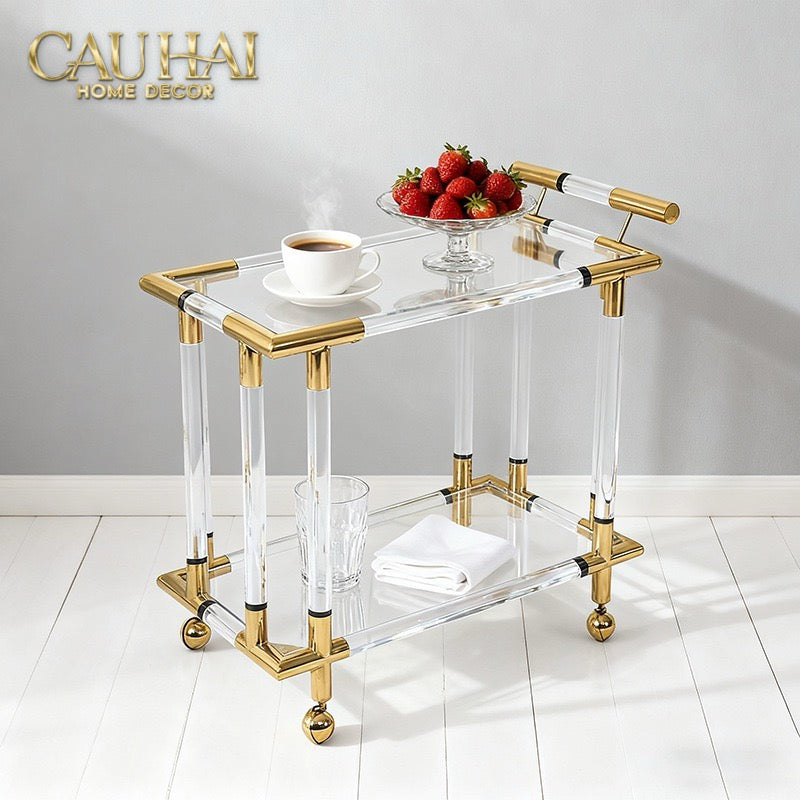 Home Couture - Xe Quầy Bar Lucent Royal Trolley - CẬU HAI HOME DECOR