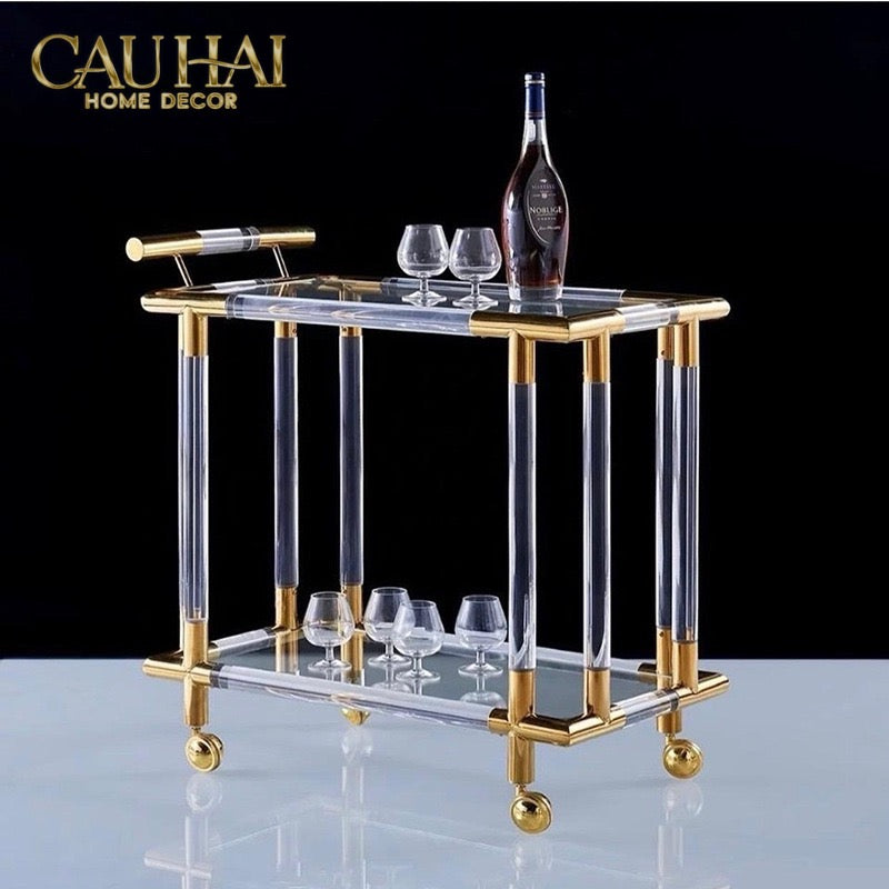 Home Couture - Xe Quầy Bar Lucent Royal Trolley - CẬU HAI HOME DECOR