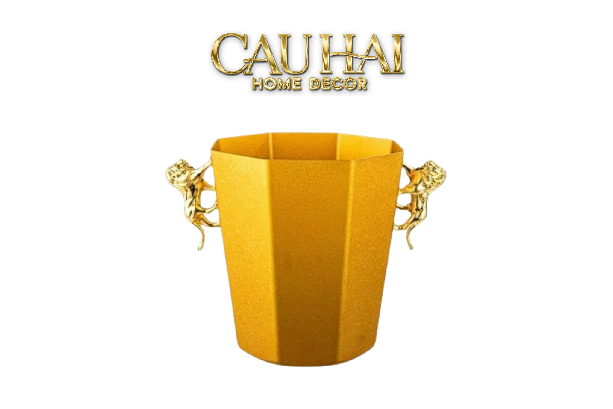 Home Couture - Xô Đá Gold Lion Ice Bucket - CẬU HAI HOME DECOR