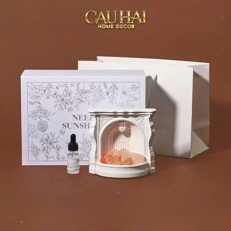 Home Fragrance - Gift Set Đèn Tinh Dầu Artermis Éternal Flame - CẬU HAI HOME DECOR