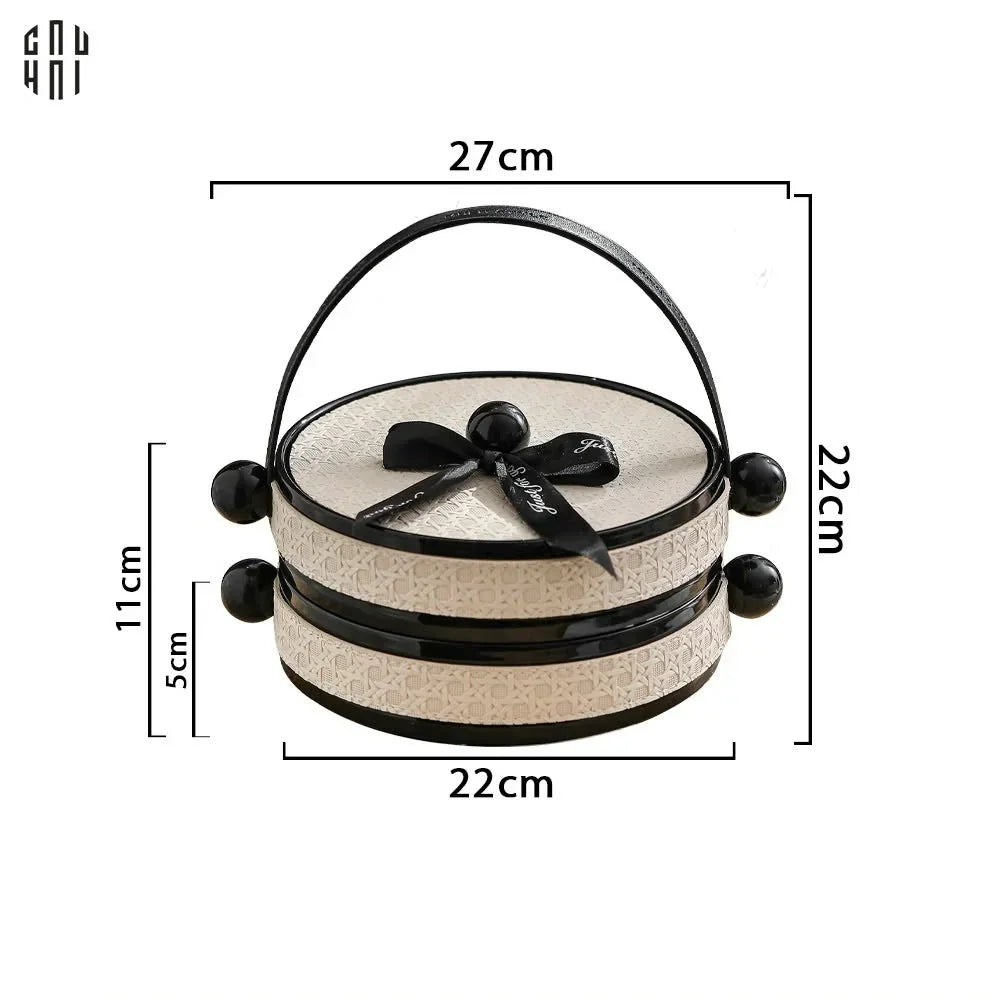 Hộp Bánh Mứt Deux Niveaux Petite Joan-CẬU HAI HOME DECOR