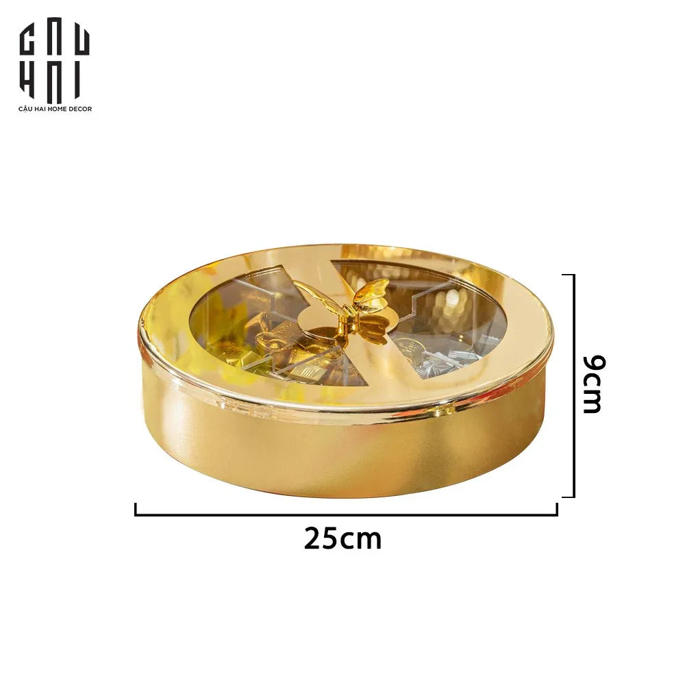 HỘP BÁNH MỨT GOLDEN BUTTERFLY