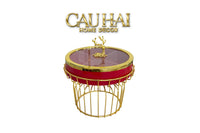 Hộp Bánh Mứt Sứ Tráng Men Alley Améthyste-CẬU HAI HOME DECOR