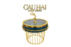 Hộp Bánh Mứt Sứ Tráng Men Alley Améthyste-Lọ kẹo Canister Bonbonnière-CẬU HAI HOME DECOR