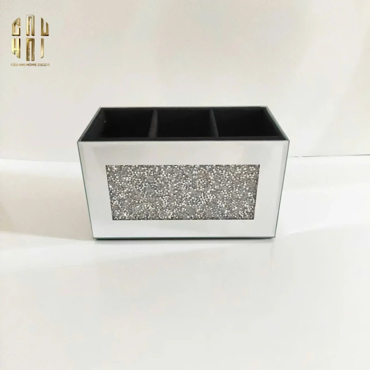HỘP ĐỰNG 3 NGĂN CRYSTAL MIRROR