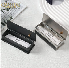 Hộp Đựng Tăm Chrome Papillon Goldleaf-CẬU HAI HOME DECOR