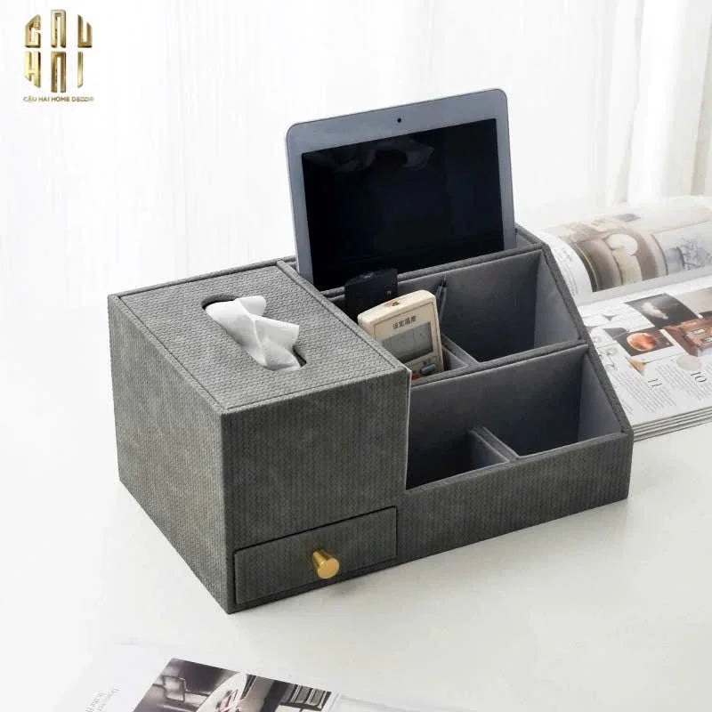 HỘP GIẤY NHUNG ĐA NĂNG GRIS PERLE AUTHENTIQUE SS25