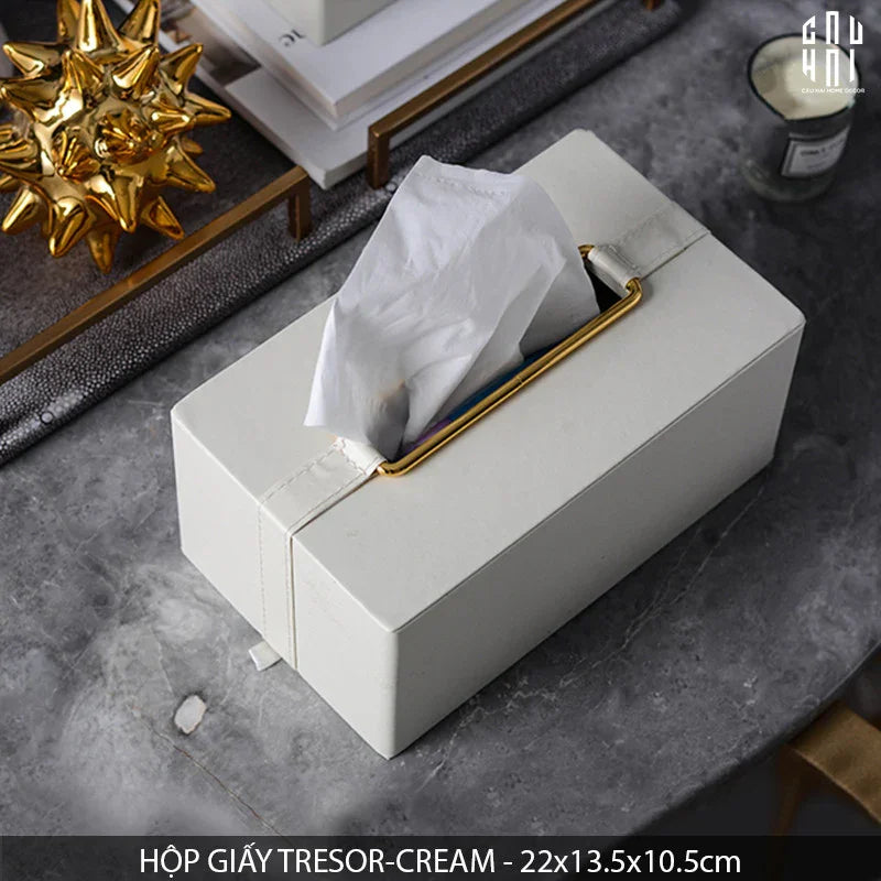 HỘP GIẤY TRESOR - CREAM