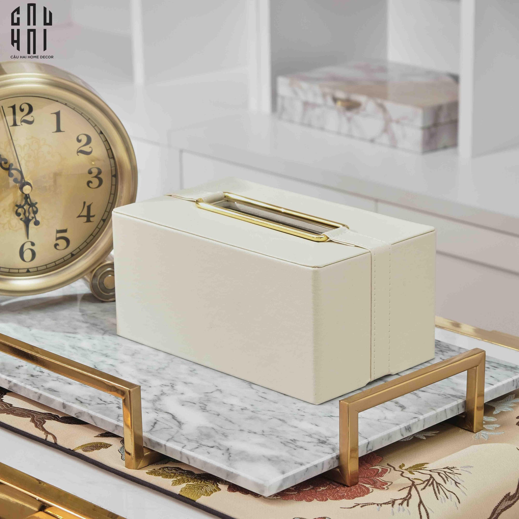HỘP GIẤY TRESOR - CREAM