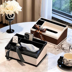 Hộp Khăn Giấy Da Black Mystic-HỘP KHĂN GIẤY-CẬU HAI HOME DECOR