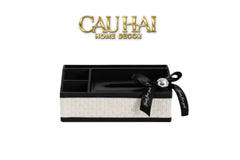 Hộp Khăn Giấy Da Black Mystic-HỘP KHĂN GIẤY-CẬU HAI HOME DECOR
