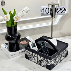 Hộp Khăn Giấy Da Handy Jungle Toile D.O-HỘP KHĂN GIẤY-CẬU HAI HOME DECOR