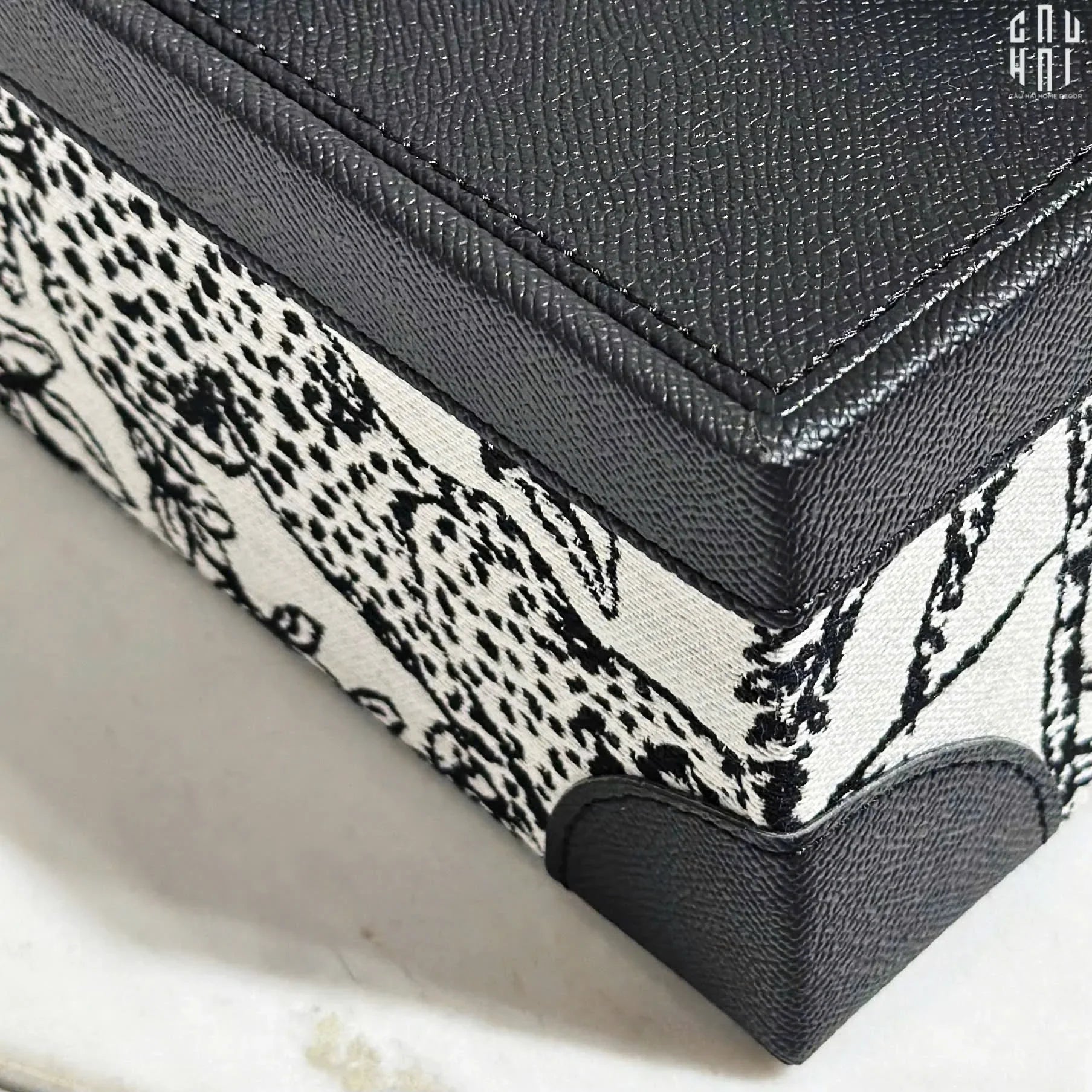 Hộp Khăn Giấy Da Handy Jungle Toile D.O-CẬU HAI HOME DECOR