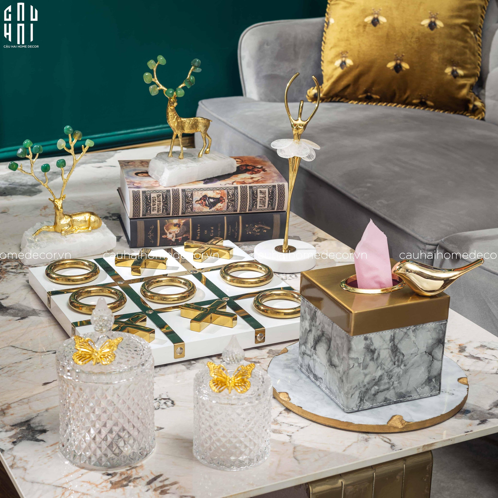 HỘP KHĂN GIẤY DA HERMAN SIZE 13