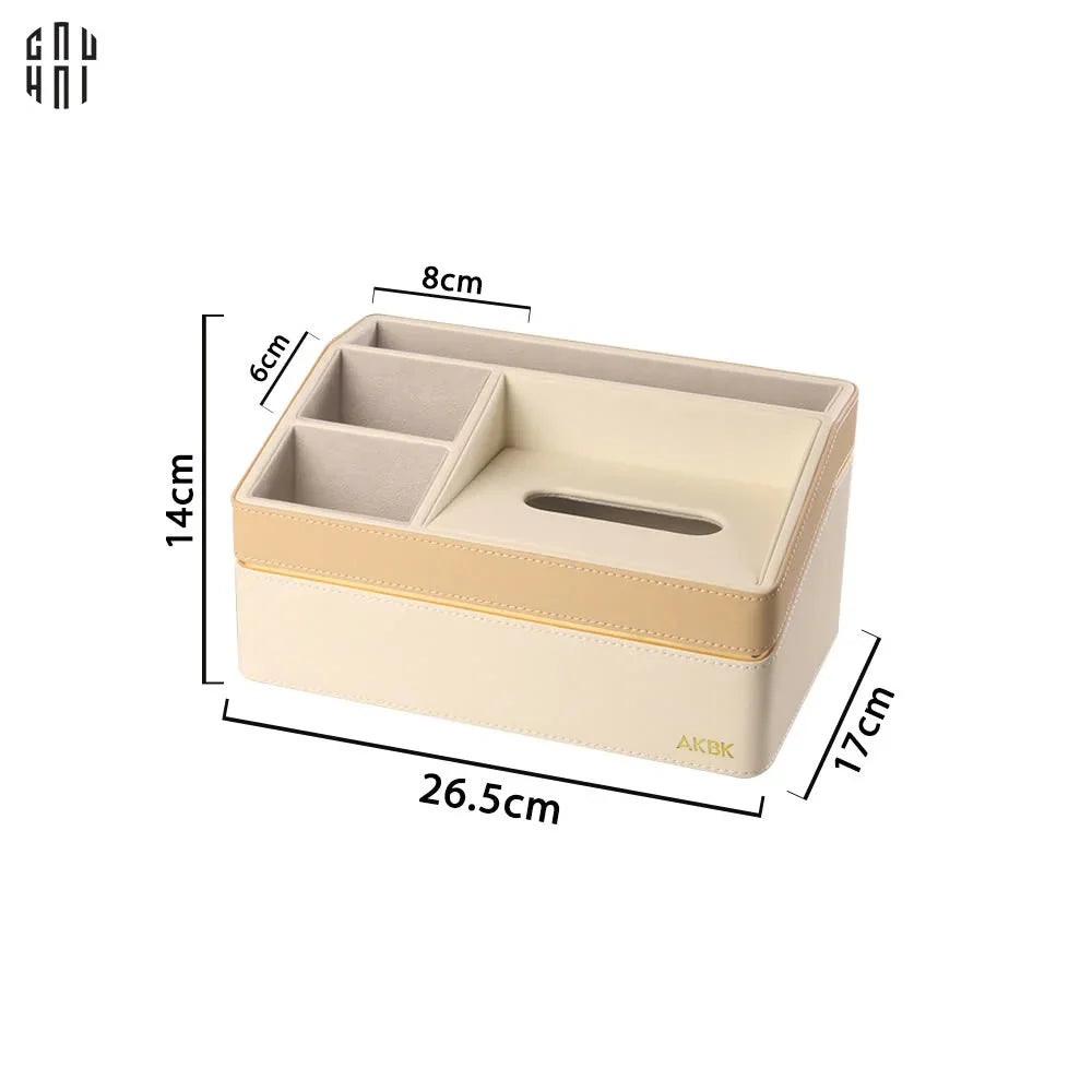 HỘP KHĂN GIẤY DA LEATHER LUCAS TISSUE BOX