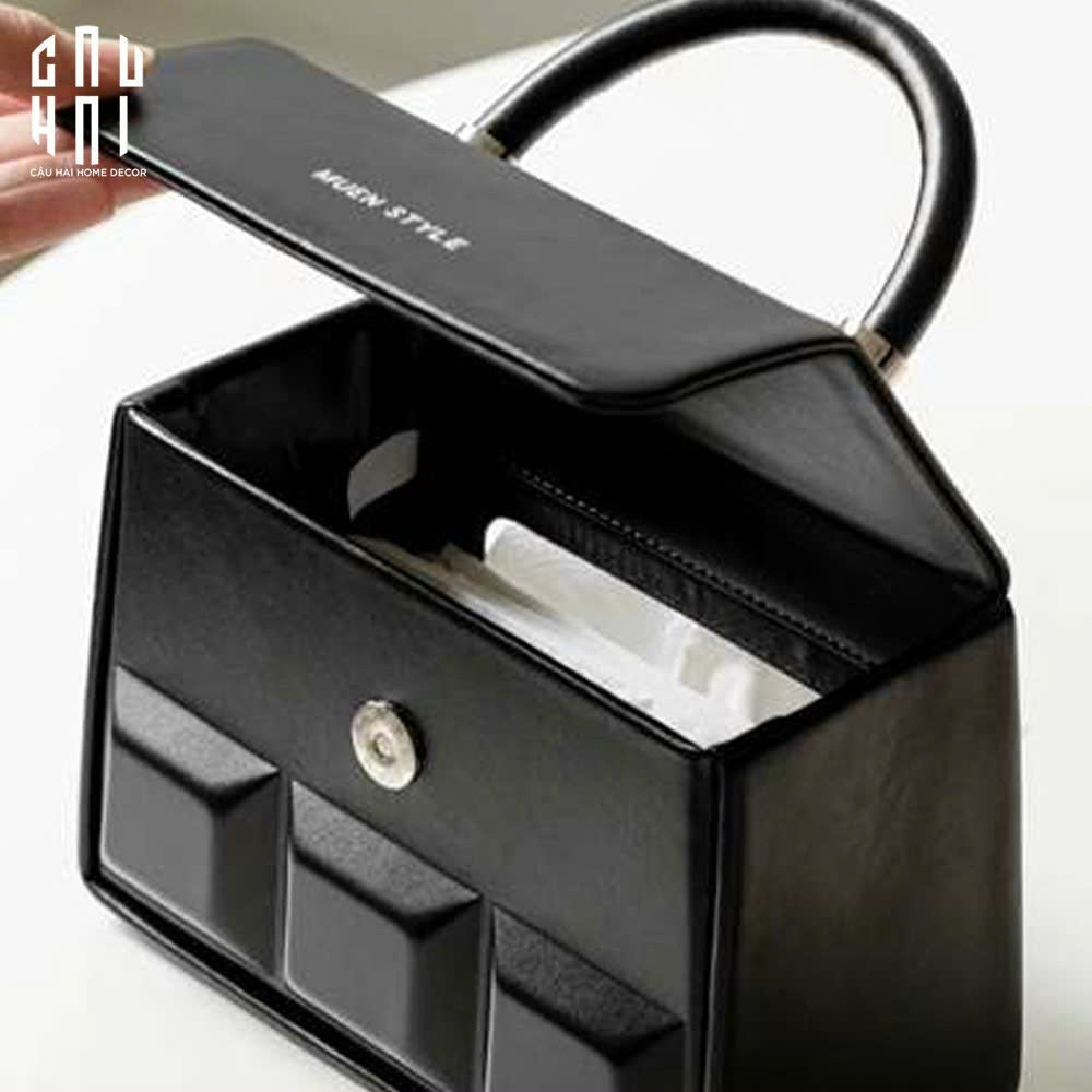 Hộp Khăn Giấy Da Savoir "La Damme Iconique" Lady Bag