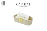 HỘP KHĂN GIẤY DA ULTRA WHITE MARIUS SS25