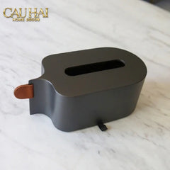 Hộp Khăn Giấy Metalic Veil D’Or Tissue Holder-CẬU HAI HOME DECOR