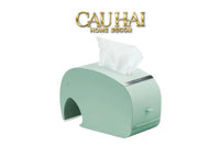 Hộp Khăn Giấy Voi Turquoise Éléphant Arc Tissue Box-HỘP KHĂN GIẤY-CẬU HAI HOME DECOR