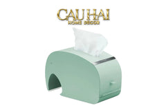Hộp Khăn Giấy Voi Turquoise Éléphant Arc Tissue Box-HỘP KHĂN GIẤY-CẬU HAI HOME DECOR