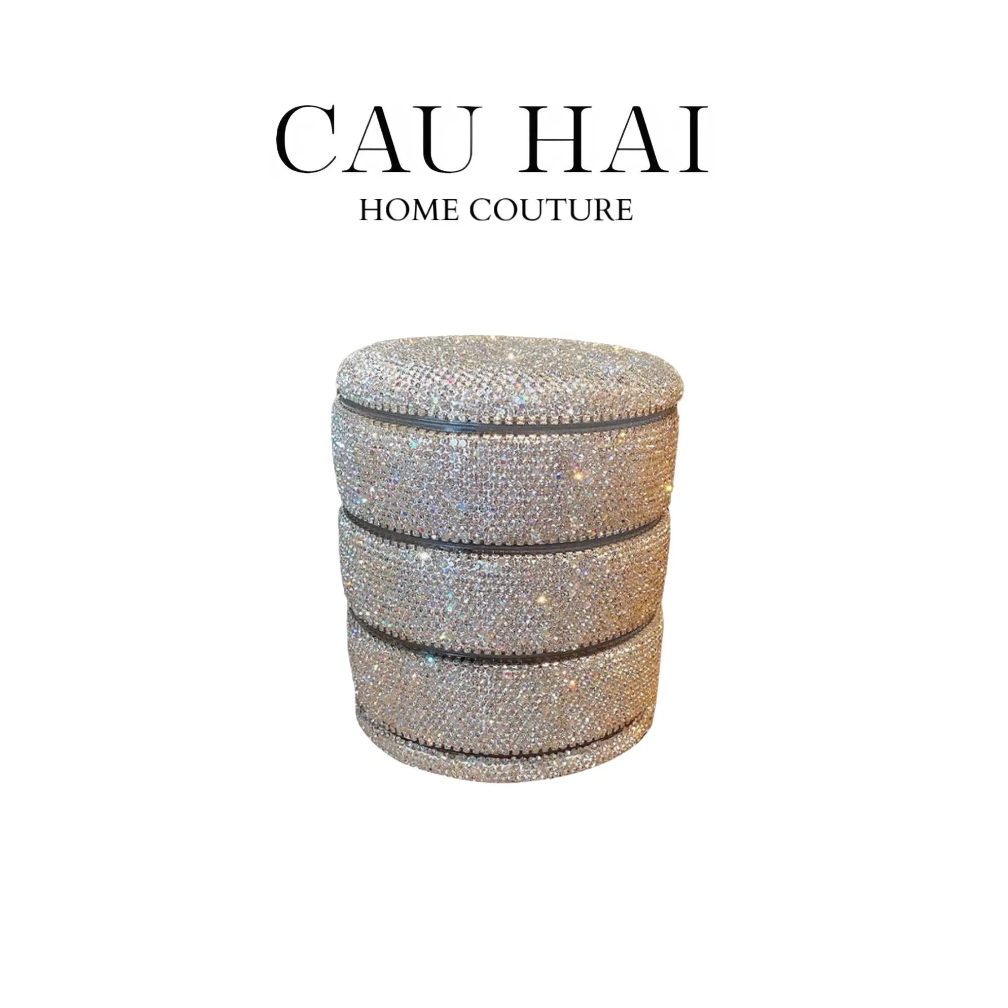 HỘP LƯU TRỮ 4 TẦNG CAROUSEL DIAMOND BLING BLING
