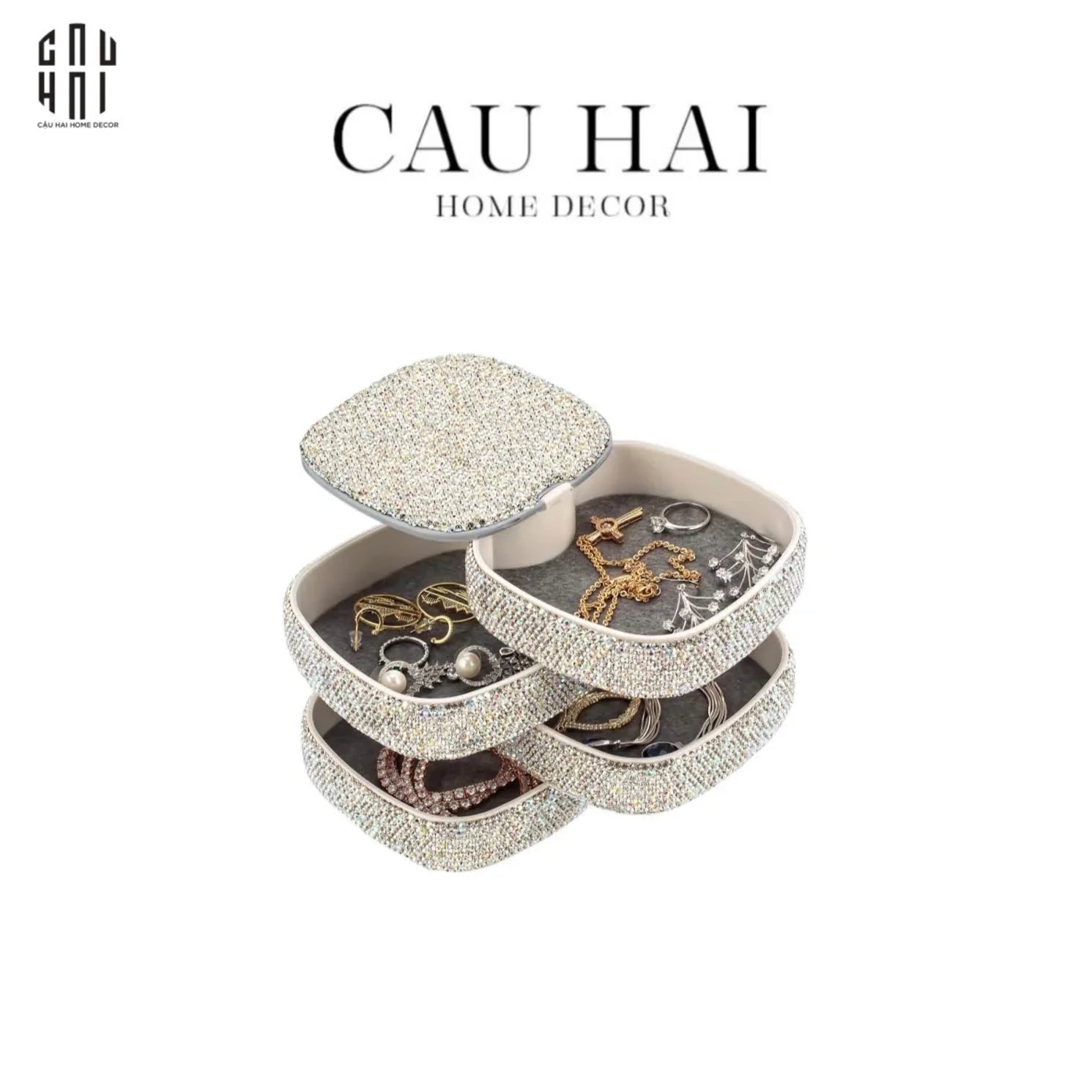HỘP TRANG SỨC 4 IN 1 DIAMOND