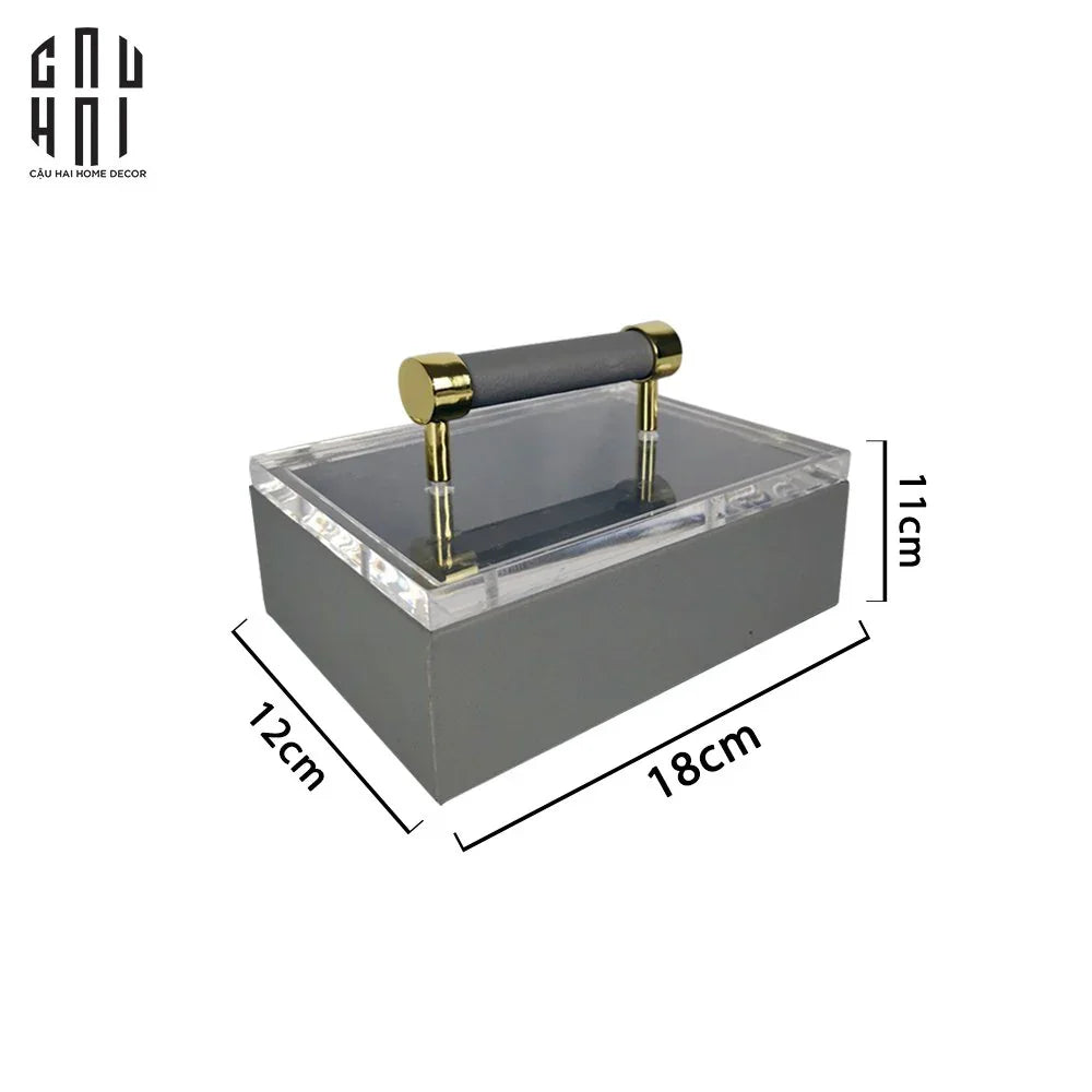 HỘP TRANG SỨC GRAY GLAMOUR