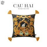 IMPERIAL SIGNATURE - VỎ GỐI NHUNG ACANTHUS ROYALE 45. - CẬU HAI HOME DECOR