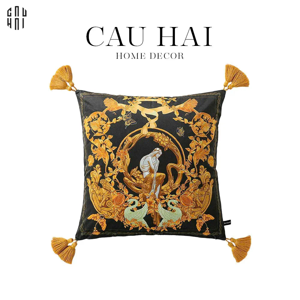 IMPERIAL SIGNATURE - VỎ GỐI NHUNG ACANTHUS ROYALE 45.