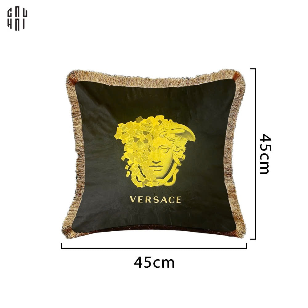 IMPERIAL SIGNATURE - VỎ GỐI NHUNG CAO CẤP GIANNI VERS. MEDUSA HYPNOTIC EYES 45. - CẬU HAI HOME DECOR