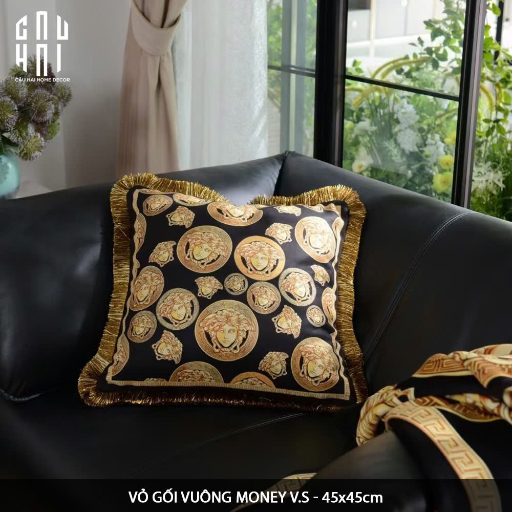 IMPERIAL SIGNATURE - VỎ GỐI NHUNG CAO CẤP GIANNI VERS. MEDUSA THROW 45. - CẬU HAI HOME DECOR