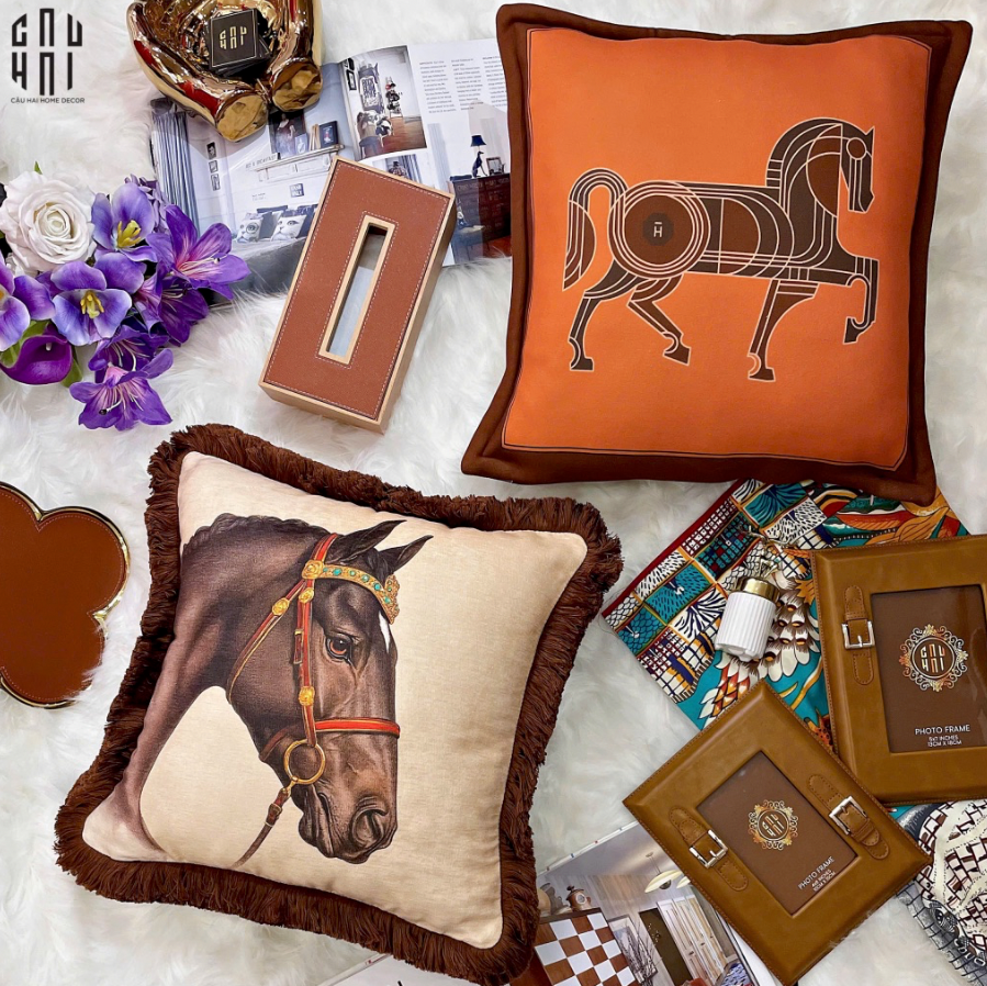 IMPERIAL SIGNATURE - VỎ GỐI CAVALIER 50. - CẬU HAI HOME DECOR