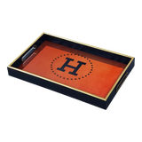 Khay Gỗ Chữ Nhật Signature H Icon Vermilion -  Spéciale Édition Rectangular Trays 28x35