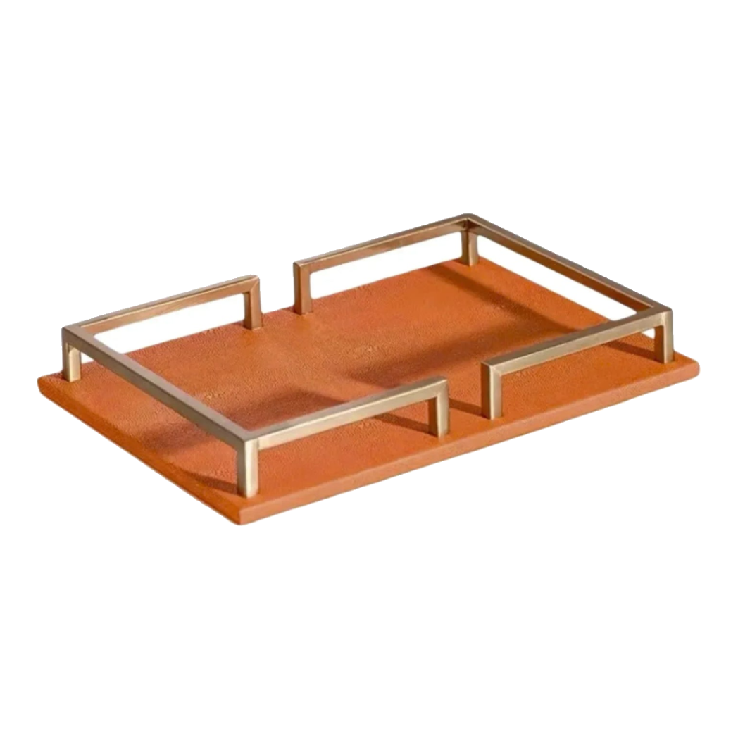 Maison Couture - Khay Da Chữ Nhật Terra Luxe Leather Tray 20x30