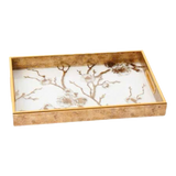 Khay Gương Chữ Nhật   Cherry Blossom Vintage Decorative Trays 22X35
