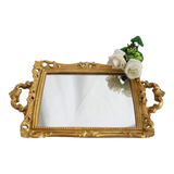 Maison Couture - Khay Gương Chữ Nhật V Class  Barocco Frame Rectangular Trays Size  38