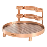 Khay Tròn Phòng Tắm Bàn Trang Điểm -  Champagne Luxe -  Waterproof Vanity Organizers 23cm