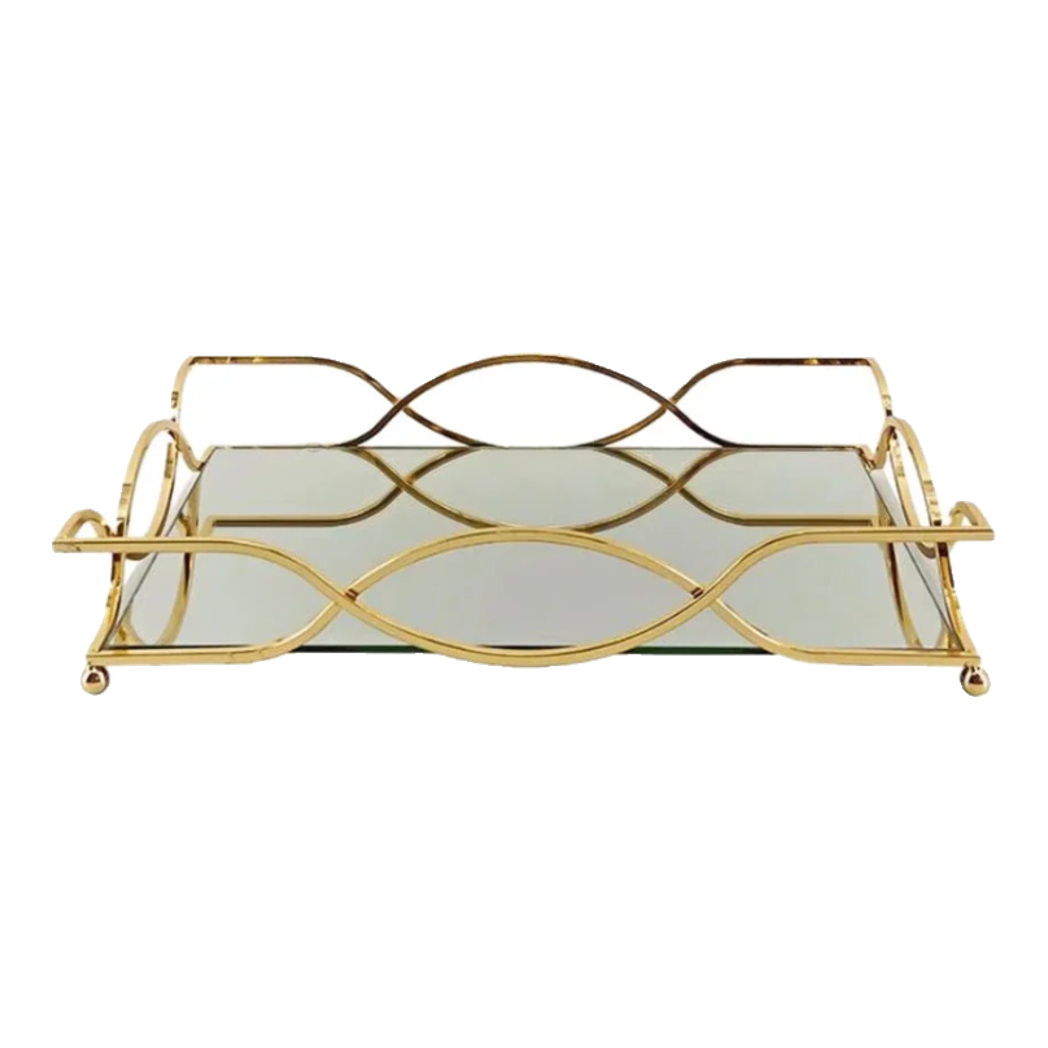 Maison Couture - Khay Gương Savoir Purity Black Mirror Tray