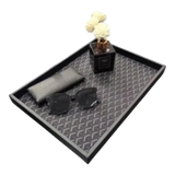 Khay Gỗ Chữ Nhật Bọc Da County Yard Changing Trays 30x40x3