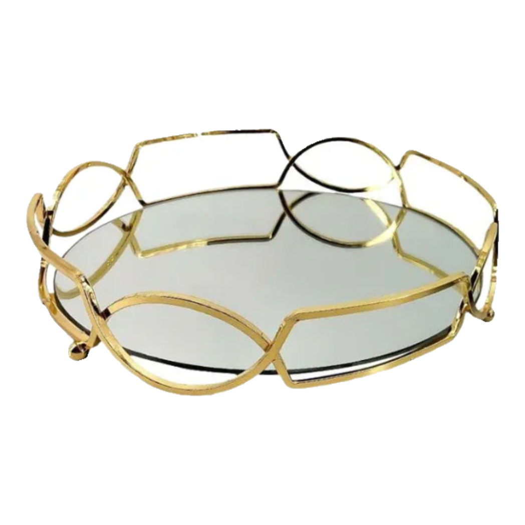 Round Taylor Mirror Tray Ss25