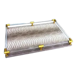 Maison Couture  -Khay Da Chữ Nhật Cao Cấp Peau De Vipère  48 x 32