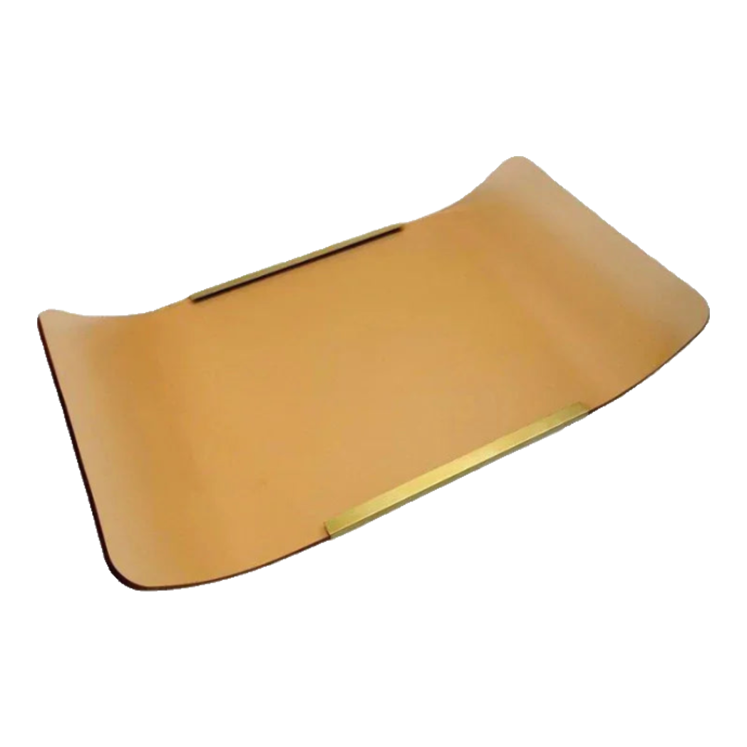 Khay Acrylic Ambre Purété Wavy Contour