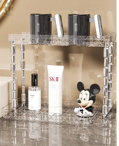 Kệ 2 Tầng Acrylic Runway Module Black Cannage-CẬU HAI HOME DECOR