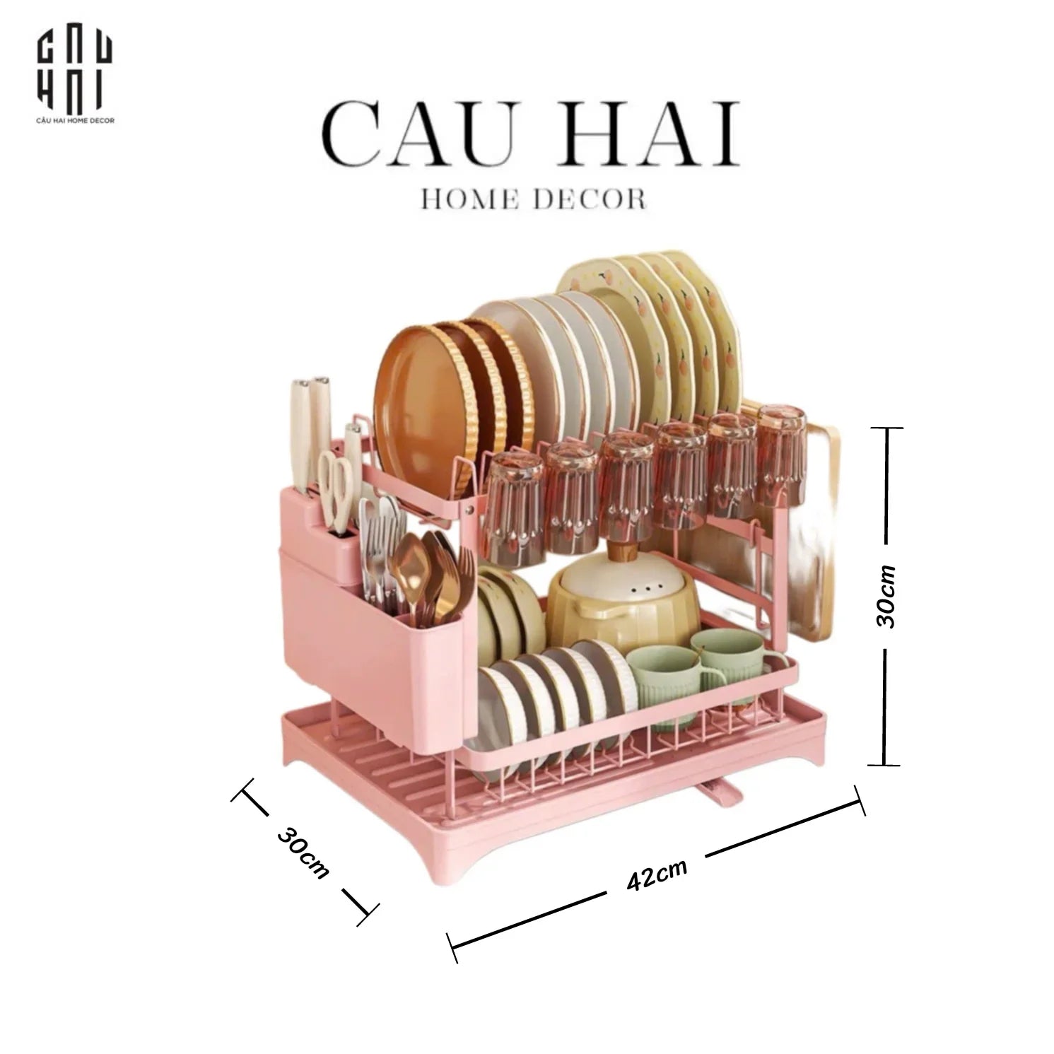 KỆ CHÉN DĨA - PINK