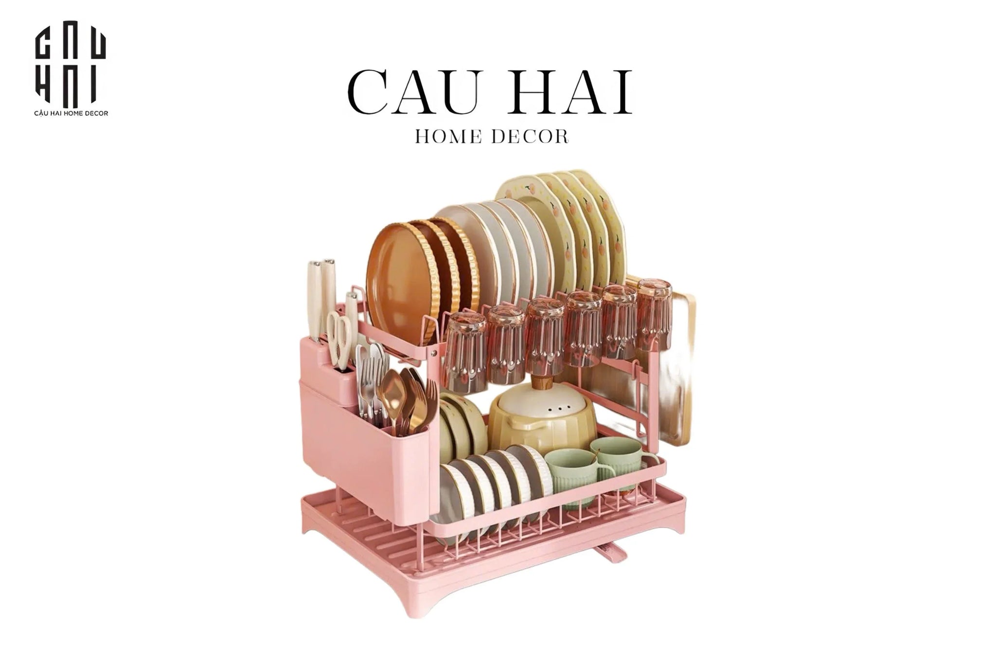 KỆ CHÉN DĨA - PINK